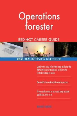 Book cover for Operations forester RED-HOT Career Guide; 2551 REAL Interview Questions