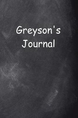 Cover of Greyson Personalized Name Journal Custom Name Gift Idea Greyson