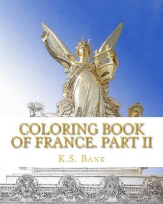 Book cover for Coloring Book of France. Part II
