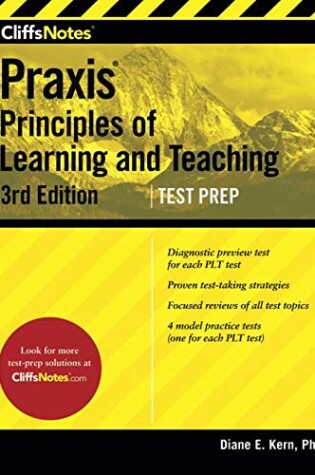 Cover of Cliffsnotes Praxis: Principles of Learning and Teaching, Third Edition