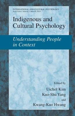 Book cover for Indigenous and Cultural Psychology
