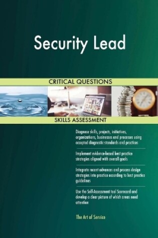 Cover of Security Lead Critical Questions Skills Assessment