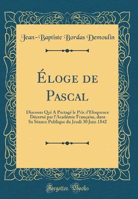 Book cover for Éloge de Pascal