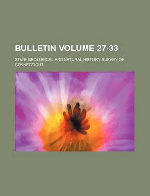 Book cover for Bulletin Volume 27-33