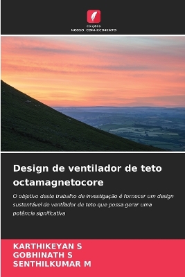 Book cover for Design de ventilador de teto octamagnetocore