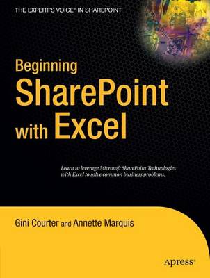 Book cover for Beginning SharePoint with Excel