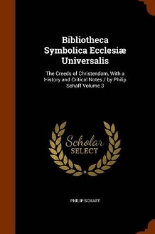 Cover of Bibliotheca Symbolica Ecclesiae Universalis