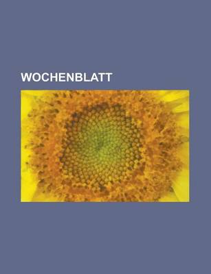 Book cover for Wochenblatt
