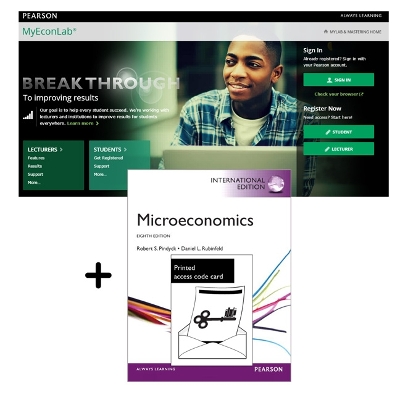 Book cover for Microeconomics -- NEW MyLab Economics with Pearson eText