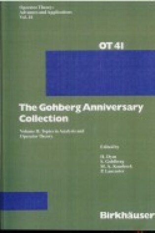 Cover of Gohberg Anniversary Collection, the - Vols. I and II (Set)
