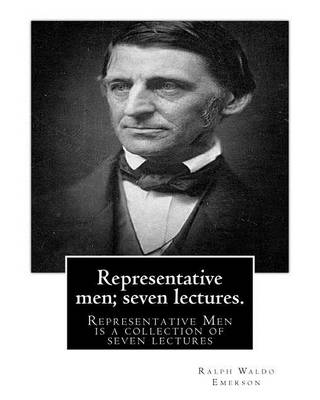 Book cover for Representative men; seven lectures. By Ralph Waldo Emerson