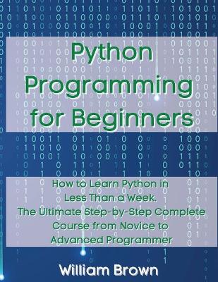 Book cover for Python Programming for Beginners