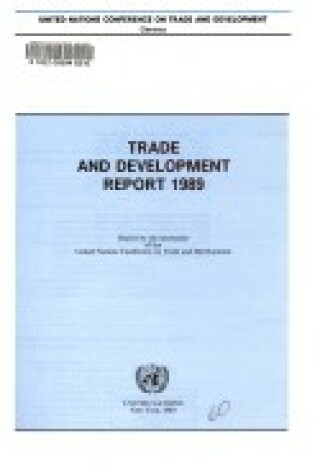 Cover of Trade and development report 1989