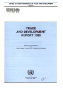 Book cover for Trade and development report 1989