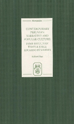 Cover of Contemporary Peruvian Narrative and Popular Culture