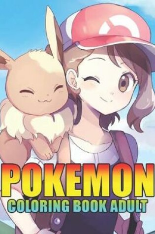 Cover of pokemon coloring book adult