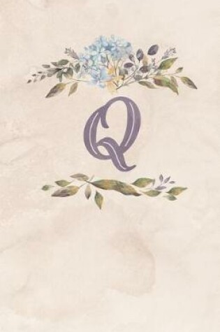 Cover of Vintage Floral Monogram Journal - Q