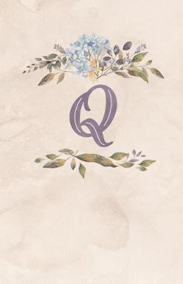 Book cover for Vintage Floral Monogram Journal - Q