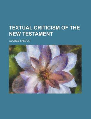 Book cover for Textual Criticism of the New Testament