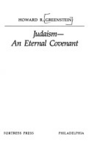 Cover of Judaism, an Eternal Covenant