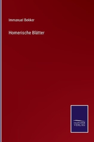 Cover of Homerische Blätter