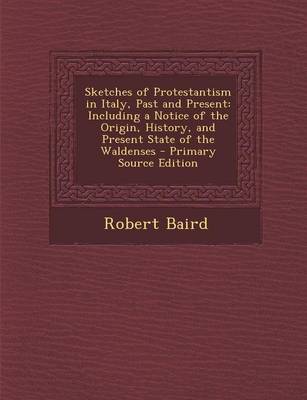 Book cover for Sketches of Protestantism in Italy, Past and Present