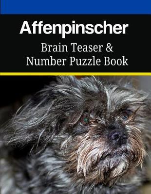 Book cover for Affenpinscher Brain Teaser & Number Puzzle Book