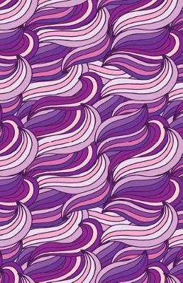 Book cover for Bullet Journal Abstract Waves Purples