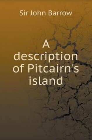 Cover of A description of Pitcairn's island