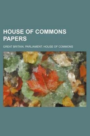 Cover of House of Commons Papers (Volume 1839