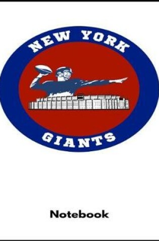 Cover of New York Giants Notebook