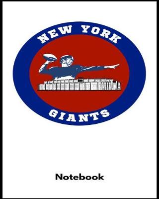 Book cover for New York Giants Notebook