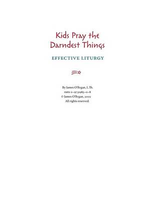 Book cover for Kids Pray the Darndest Things