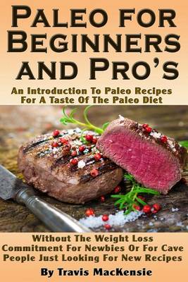 Book cover for Paleo for Beginners and Pro's