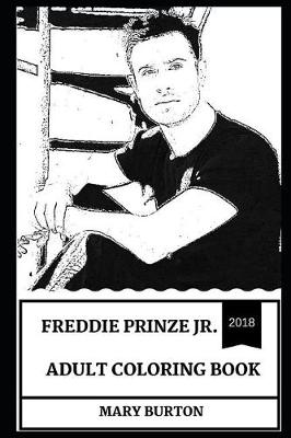 Book cover for Freddie Prinze Jr. Adult Coloring Book