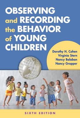 Book cover for Observing and Recording the Behavior of Young Children