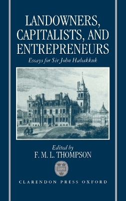 Cover of Landowners, Capitalists, and Entrepreneurs