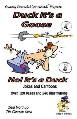 Book cover for Duck! It's a Goose -- No -- It's a Duck -- Jokes and Cartoons
