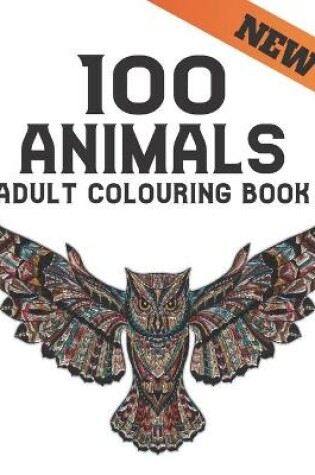 Cover of Animals Adult Colouring Book New