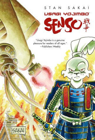 Book cover for Usagi Yojimbo: Senso