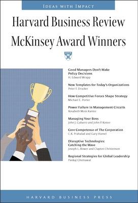 Book cover for Harvard Business Review McKinsey Award Winners