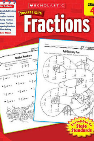 Cover of Scholastic Success with Fractions, Grade 4