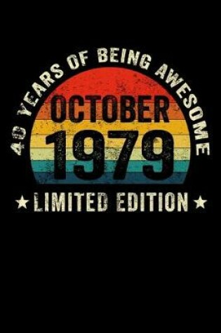 Cover of October 1979 Limited Edition 40 Years of Being Awesome