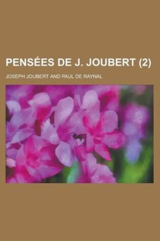 Cover of Pensees de J. Joubert (2)