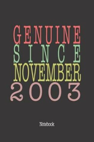 Cover of Genuine Since November 2003