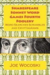 Book cover for Shakespeare Sonnet Word Games Fourth Foolery