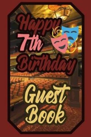 Cover of Happy 7th Birthday Guest Book