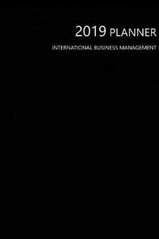 Cover of 2019 Planner International Business Management