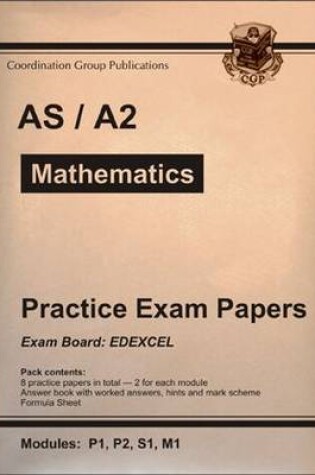 Cover of AS/A2-Level Mathematics Practice Exam Papers, Edexcel