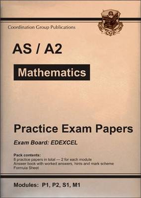 Book cover for AS/A2-Level Mathematics Practice Exam Papers, Edexcel